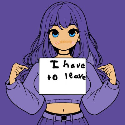 girl holding a blank sign in a long sleeve crop top