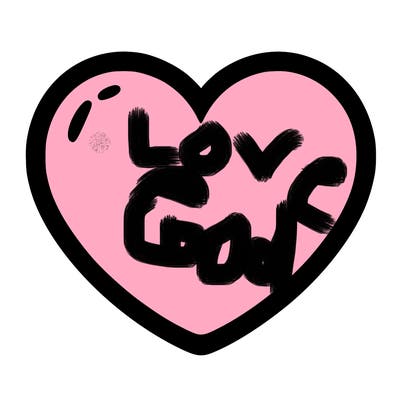 a blank heart