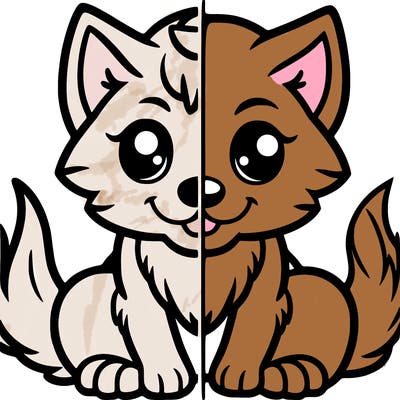 split wolf