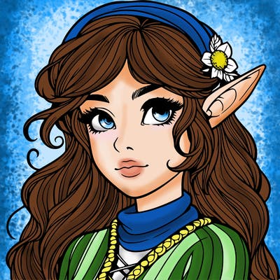 realistic elf girl