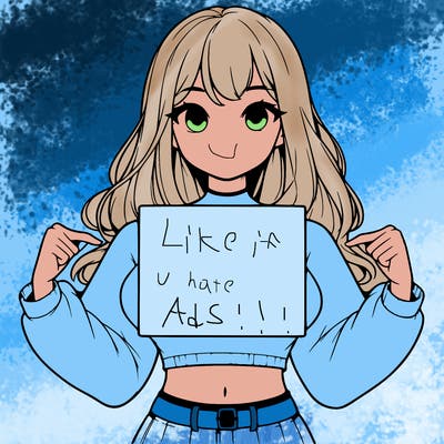 girl holding a blank sign in a long sleeve crop top