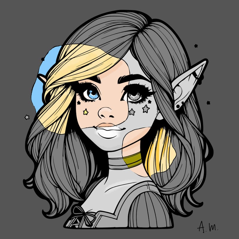 realistic halloween elf girl