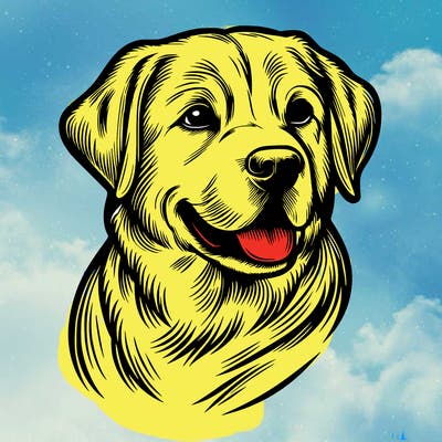 realistic dog
