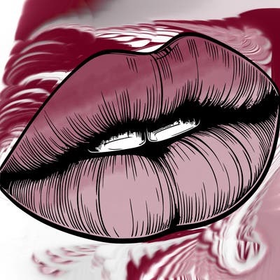 realistic lips