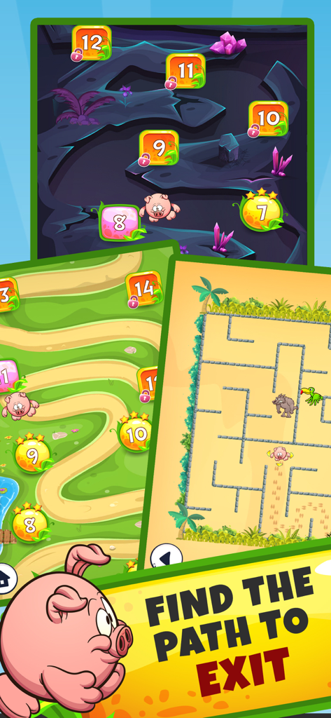 Mazes for kids - puzzle games - Games App | MWM