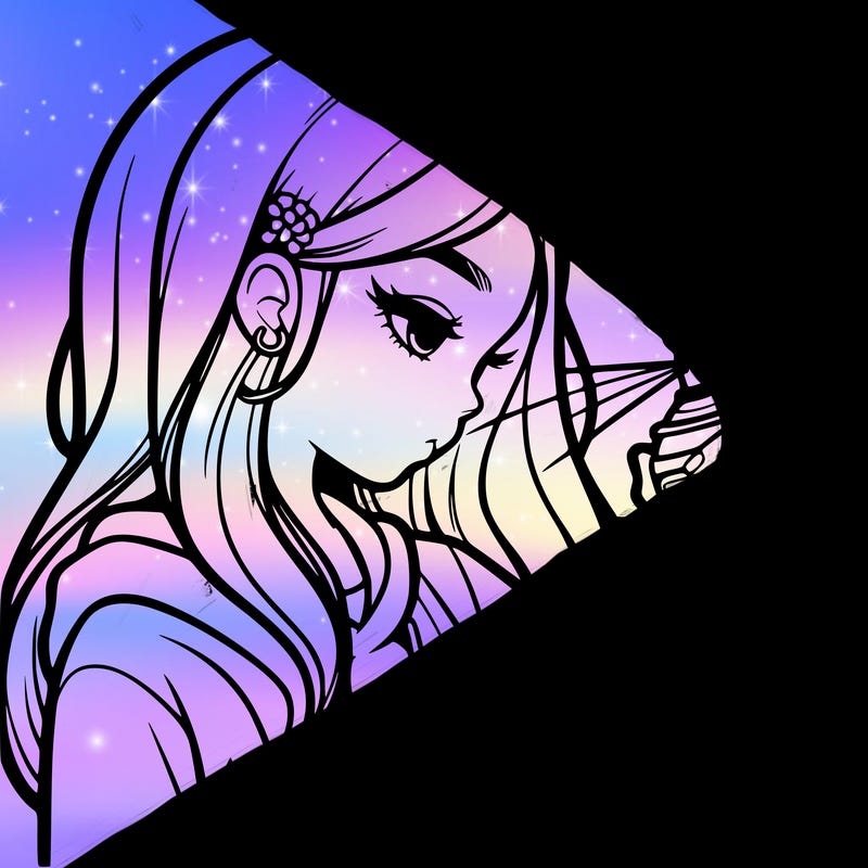 a realistic girl spray painting