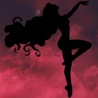 realistic woman dancer