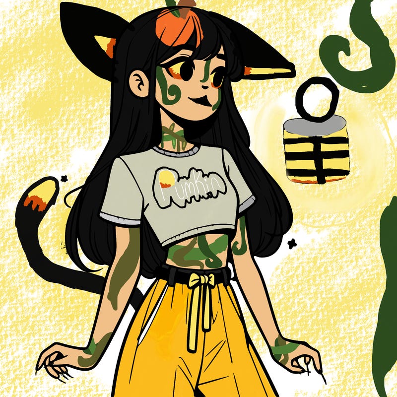 girl in a cute crop top