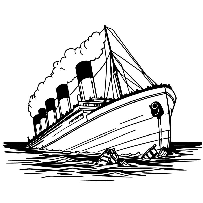the rms titanic sinking
