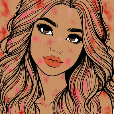 beautiful realistic girl