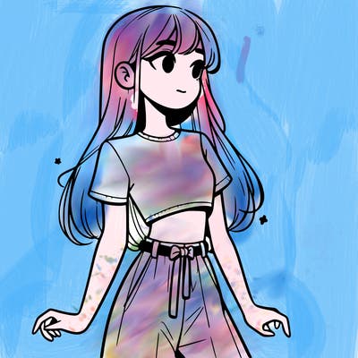 girl in a cute crop top