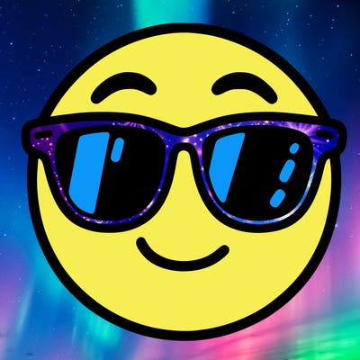 emoji with sunglasses