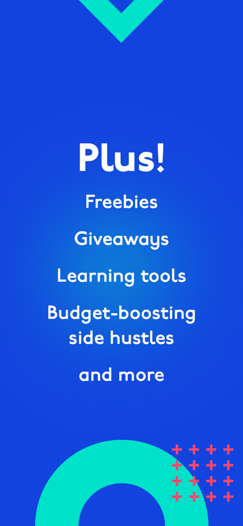 UNiDAYS: Student Discount App - A screen from the UNiDAYS app listing extra student benefits like freebies giveaways learning tools and side hustles