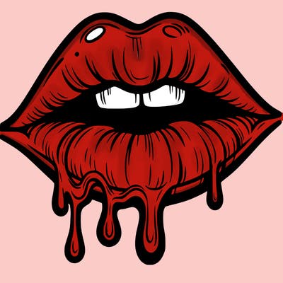 lips that look realistic and drip