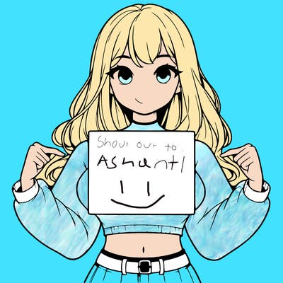 girl holding a blank sign in a long sleeve crop top