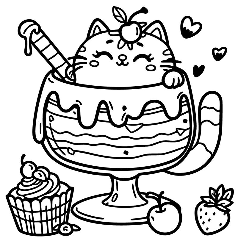dessert cat