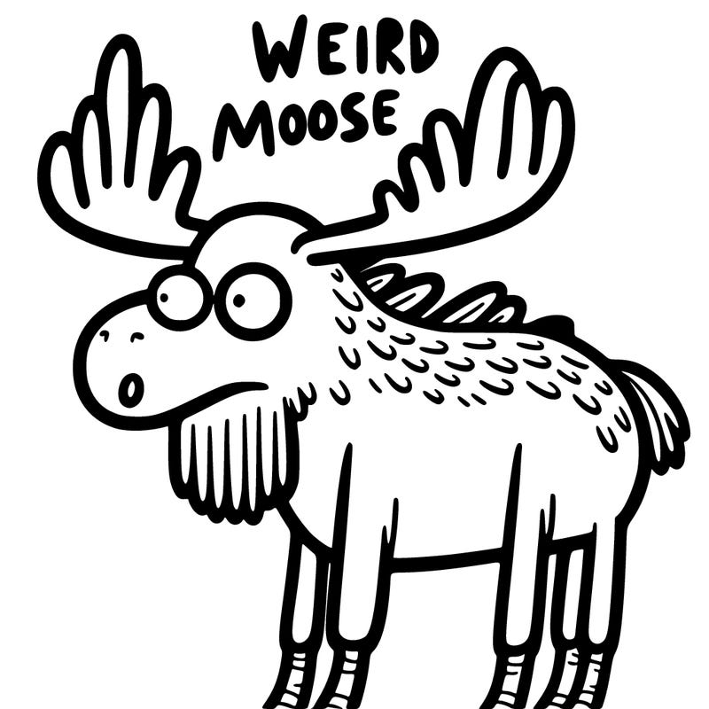 weird moose