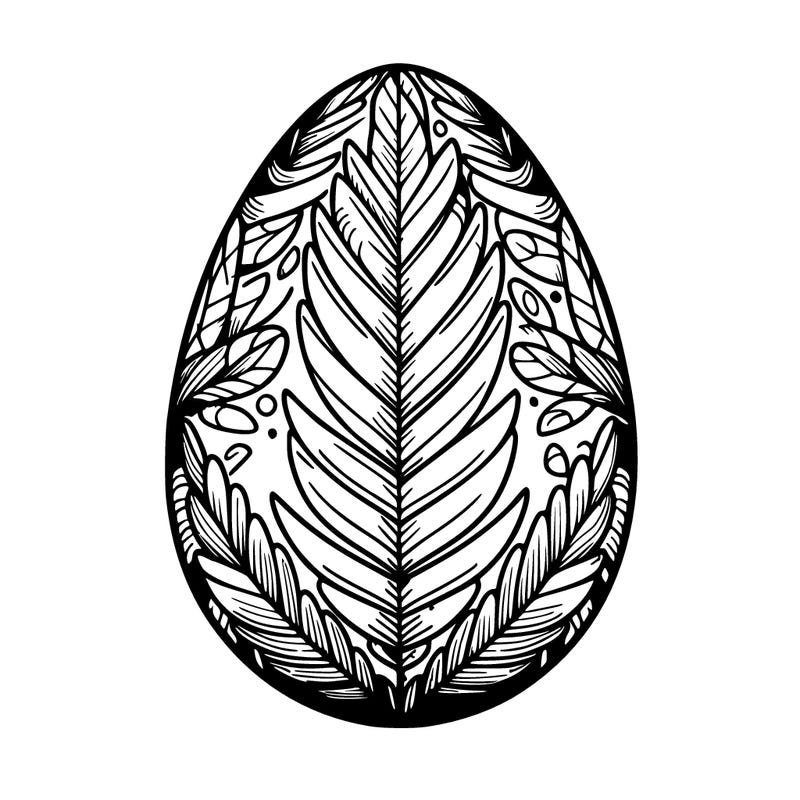 a detailed and realistic easter egg