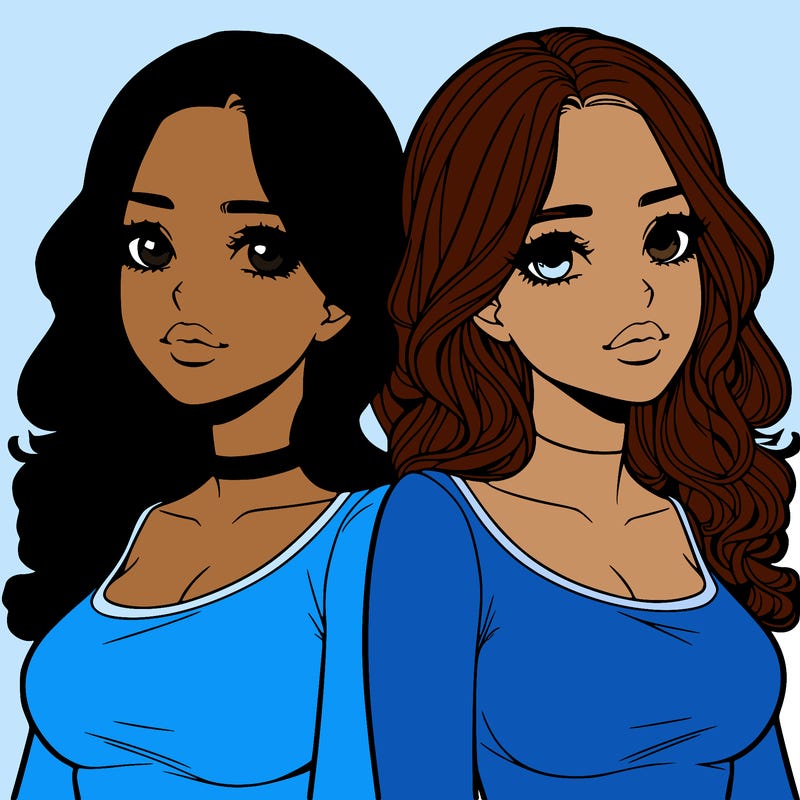 realistic twin sisters
