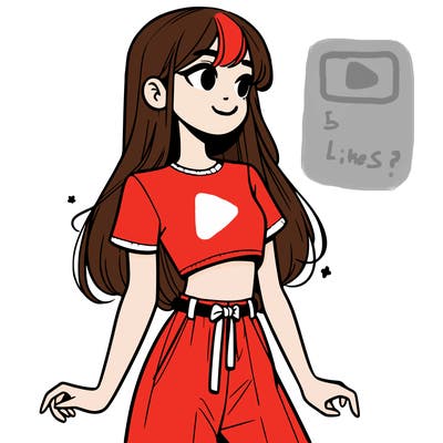 girl in a cute crop top