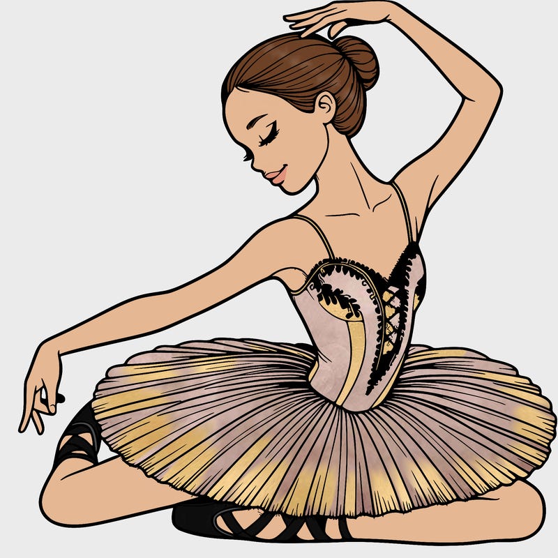 realistic ballerina