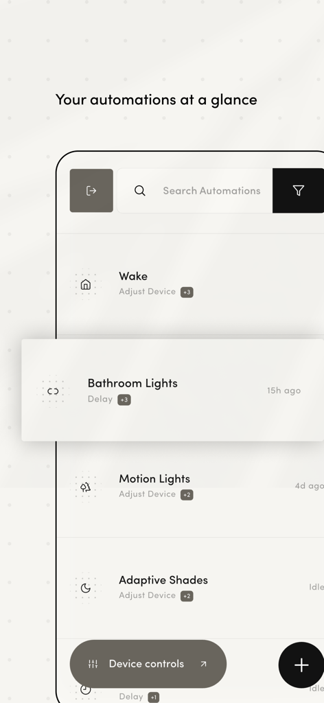 Automations for Home Assistant - Dashboard showing a list of smart home automations for Home Assistant.