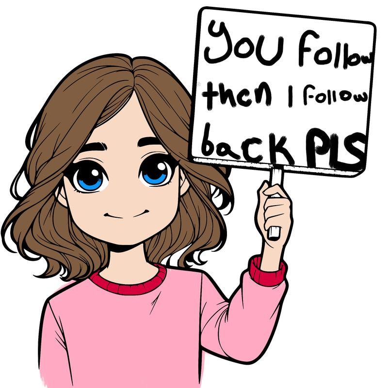 realistic girl holding up a sign