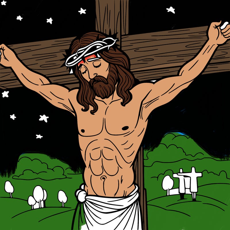 jesus on the cross