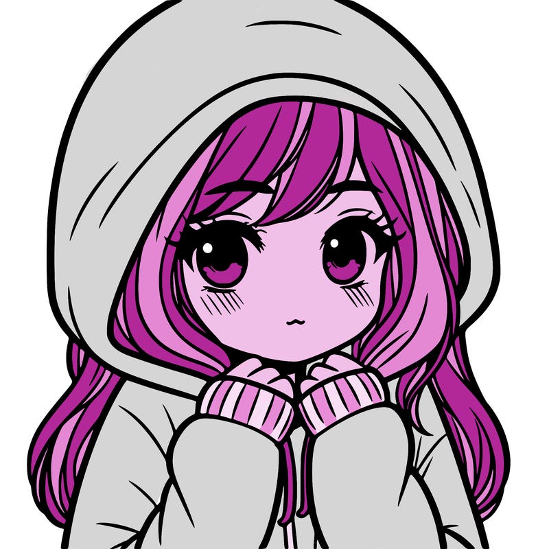 girl in hoodie