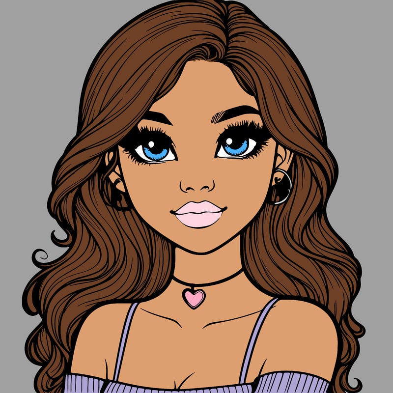 realistic pretty girl