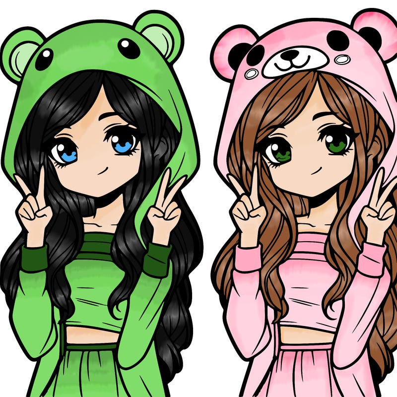 teen girl in animal costume