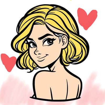 portrait of a woman looking over her shoulder smirking