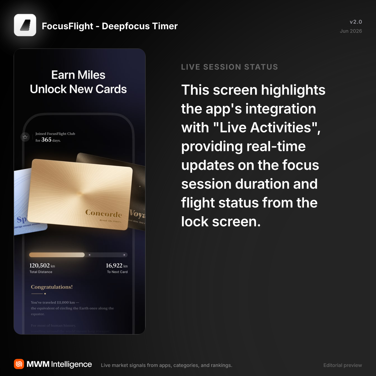 FocusFlight - Deepfocus Timer - Productivity App | MWM