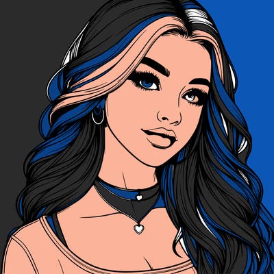 detailed realistic girl