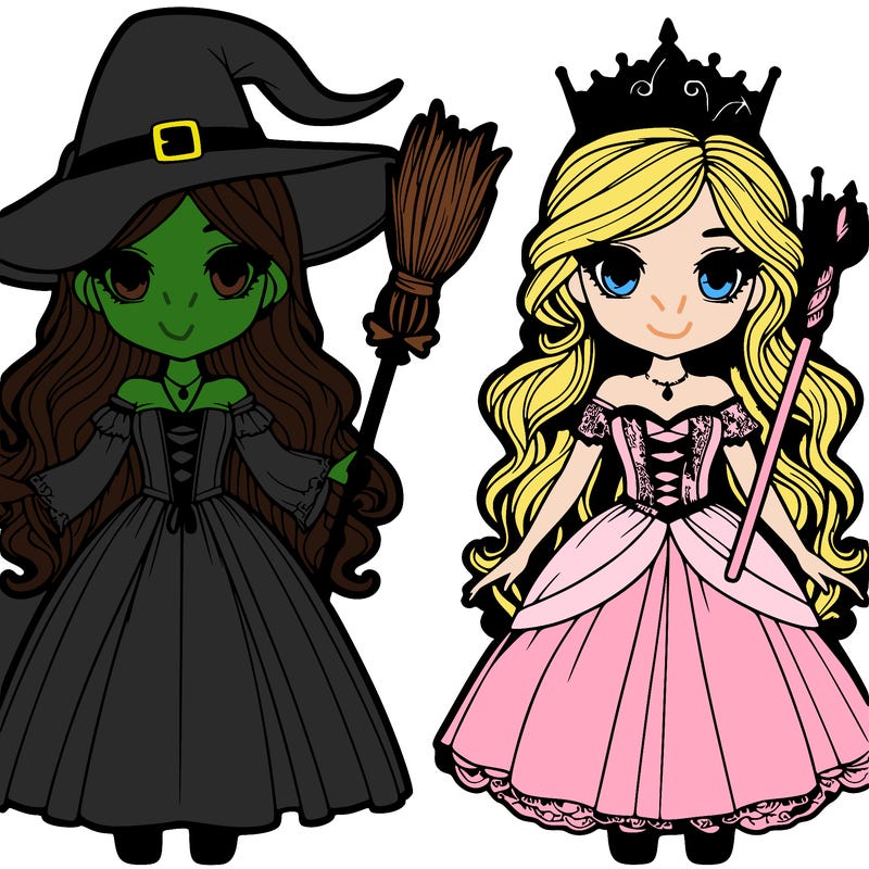 elphaba and glinda