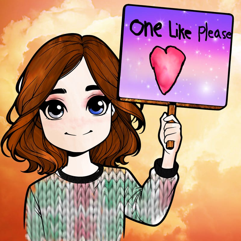 realistic girl holding up a sign