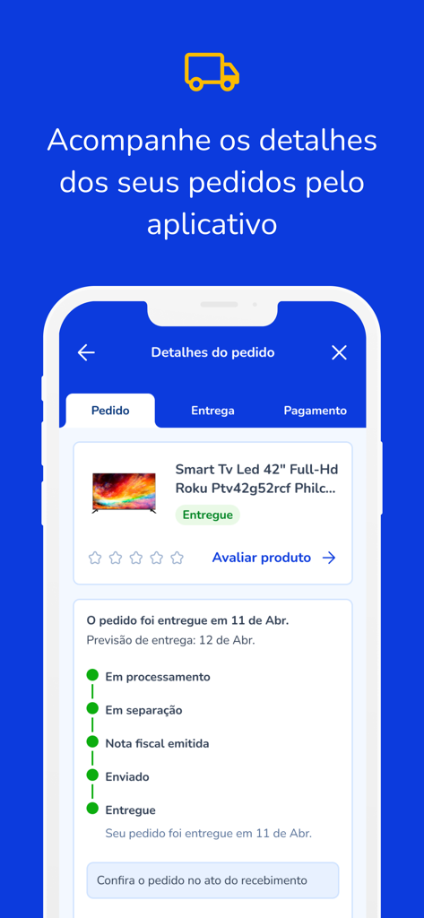 HAVAN - HAVAN app interface showing order tracking and delivery status for a customer purchase