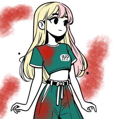 girl in a cute crop top