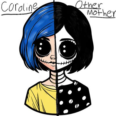 realistic creepy girl