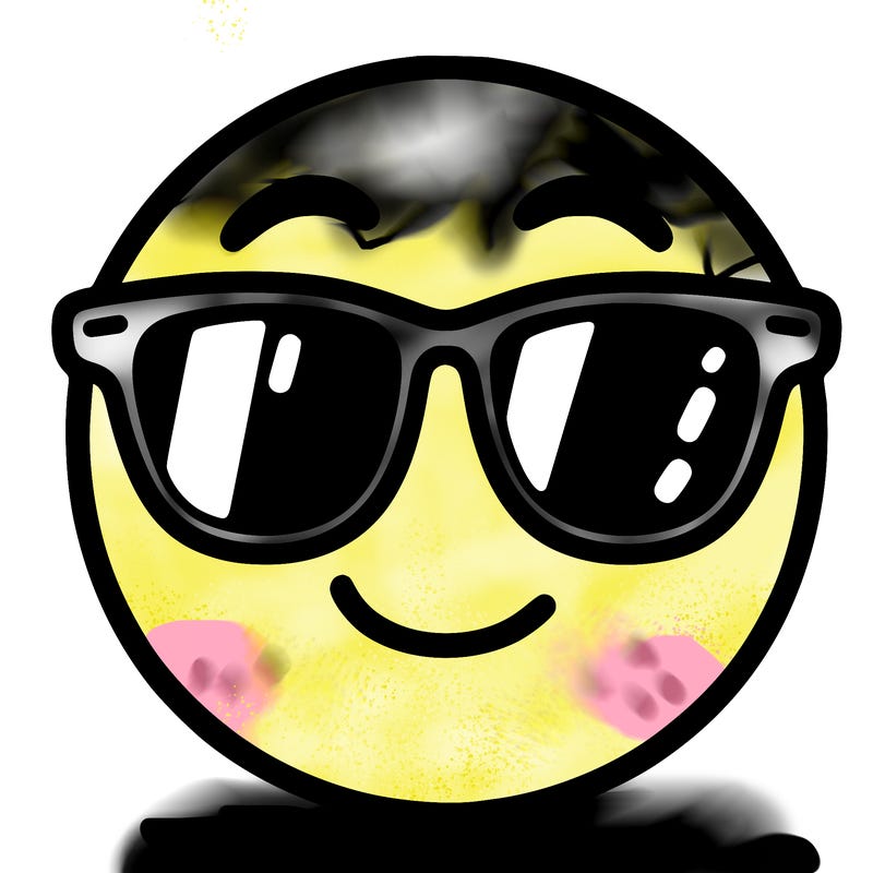 emoji with sunglasses