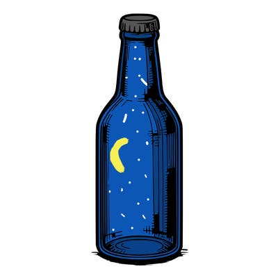 realistic bottle