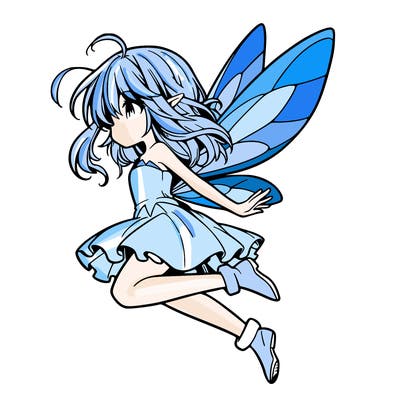 manga fairy flying
