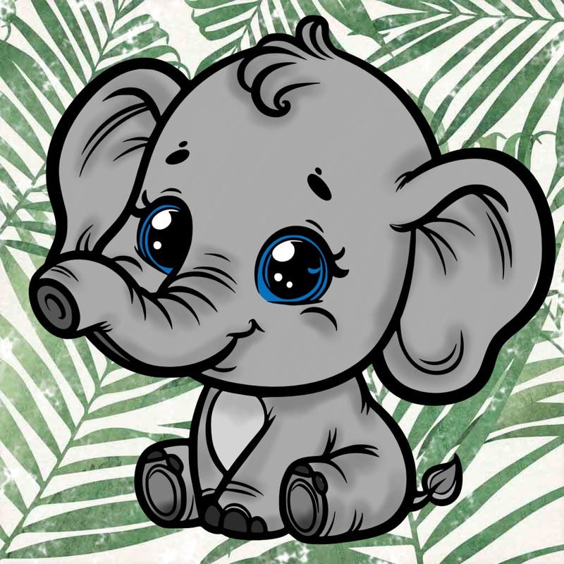 baby cute elephant