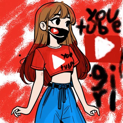 girl in a cute crop top