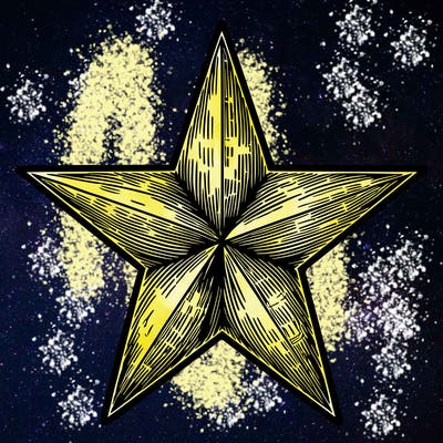 realistic star
