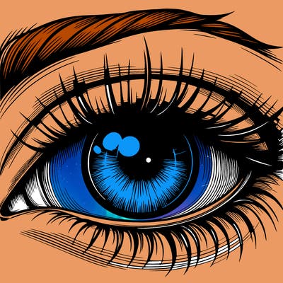 realistic eye