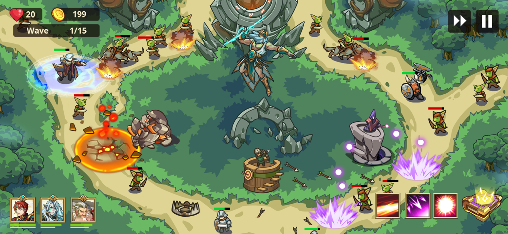 Kingdom War: Tower Defense TD | Epic Fantasy Strategy RPG