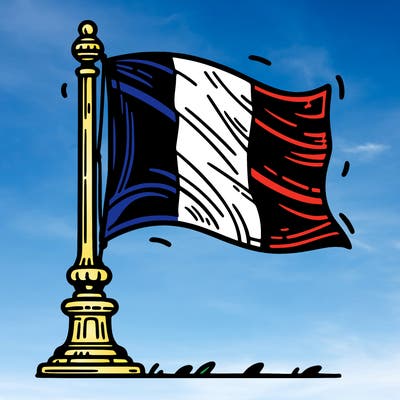 the flag of france