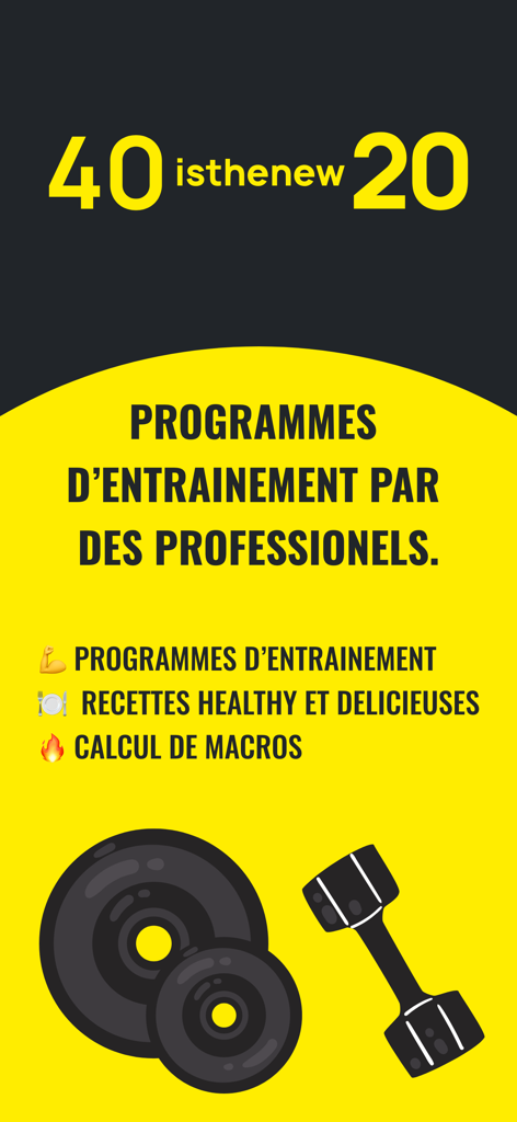 Übersicht der Features der 4020 Fitness-App, einschließlich professioneller Trainingsprogramme und Makro-Berechnung.