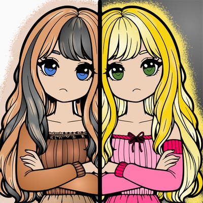 realistic girls split